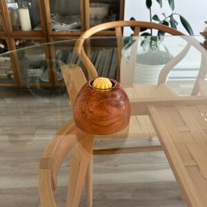 Handmade Wooden Candle Holder